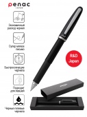 Ручка подарочная гелевая Penac FX-2 0,7мм черная корпус черный BB010606-GC6 Black/Япония