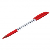 Ручка шариковая BERLINGO Triangle 110 красная 0,7мм, грип, корпус ассорти CBp_07112/30/Китай