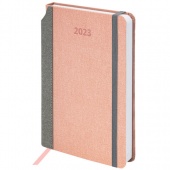Ежедневник датированный 2023 А5 138x213 мм BRAUBERG "Mosaic", розовый, 114084