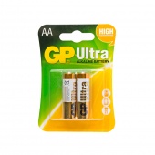 Батарейка LR06 GP Ultra bl2 ( цена за 2шт)