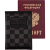 Обложка для паспорта "deVENTE. TOTAL BLACK" 10x14см фактурная ткань 1030402/20/Китай