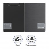 Доска планшет А5 Berlingo Steel&Style черная пластик PPf_94011/Россия