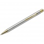 Ручка шариковая автоматическая Luxor Nova синяя 1,0мм корпус хром/золото 8235/Индия
