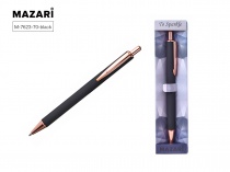 Ручка подарочная Mazari TO SPARKLE-1 синяя 1.0мм метал корп черный M-7623-70-black/12/Китай