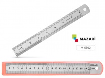 Линейка металлическая 20см Mazari M-5562/12/Китай