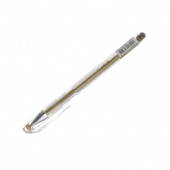 Ручка гелевая Crown "Hi-Jell Metallic" золото металлик 0,7мм HJR-500GSM/12/Корея