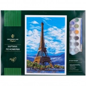 Картина по номерам А3 "Париж" с акрил красками Greenwich Line КК_27773/Китай