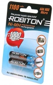 Аккумулятор Robiton R03 1100 mAh Ni-Mh цена за BL-2шт
