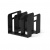 Подставка для бумаг пластик ErichKrause® Techno Classic черная 16589/8/Россия