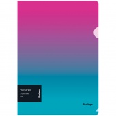 Папка-уголок А4 Radiance 200мкм, розовый/голубой градиент Berlingo Lfp_A4002/12/Китай