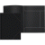 Папка с резинкой A4 "Attomex"  450мкм фактура "песок" 3 клапана непрозрачная черная 3070404/100/Кита